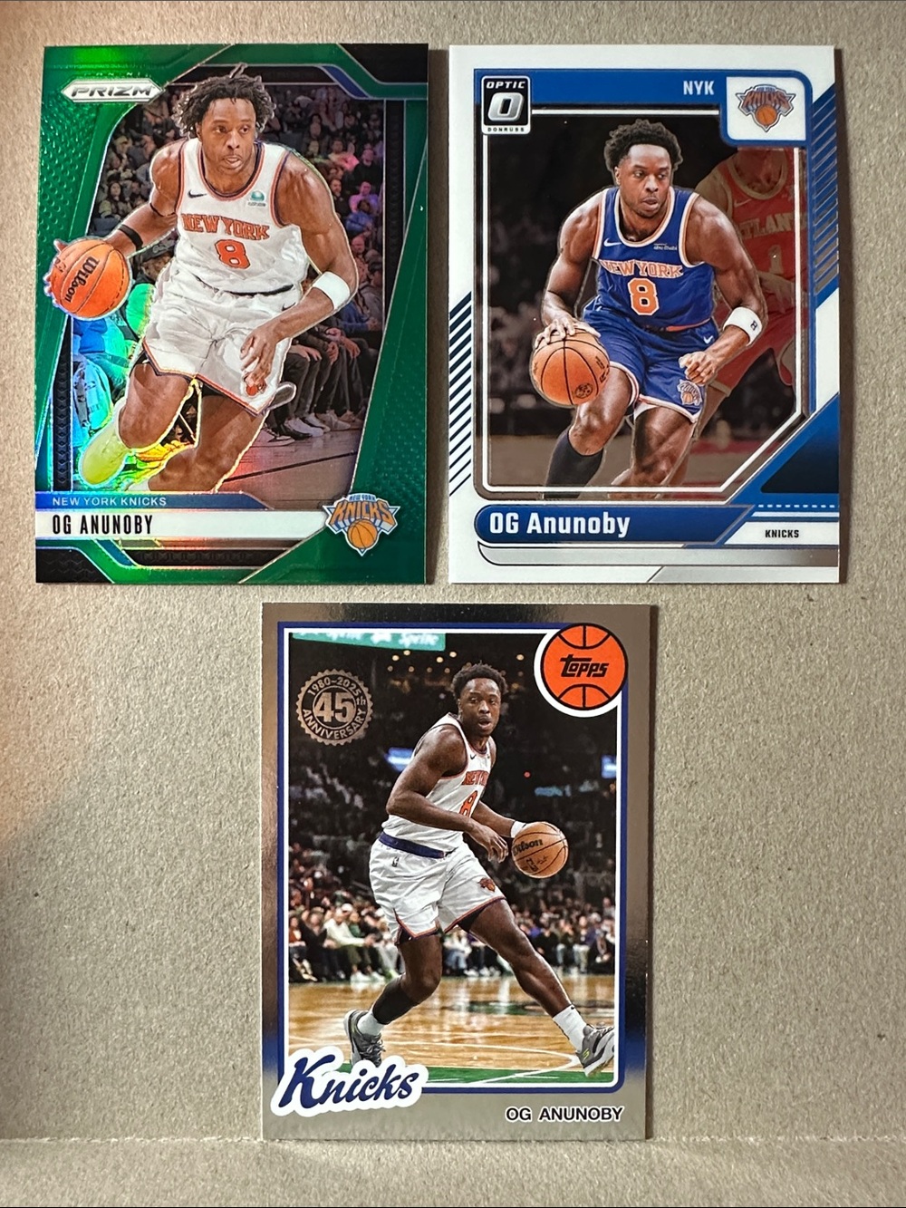 NY Knicks champions lot of 15 Jalen Brunson/Anunoby, KAT, Hart, Bridges, McBride - Picture 4 of 11